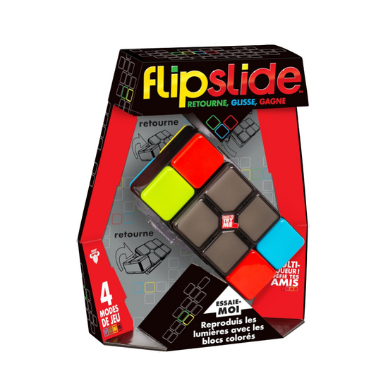 Flip Slide puzzle packaging on a computer screen