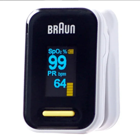 Braun Pulse Oximeter for Adults and Children 12+, Clinically Validated Accuracy - Gomix Brands Outlet