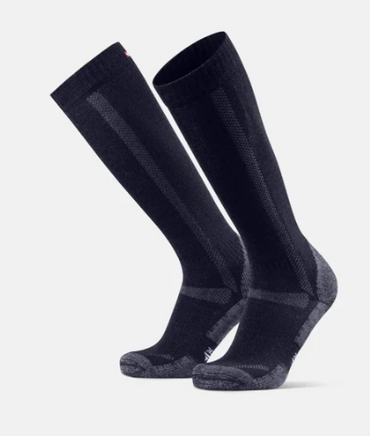 DANISH ENDURANCE - Knee‑High Merino Wool Hiking Socks with Cushioned Calf Protection