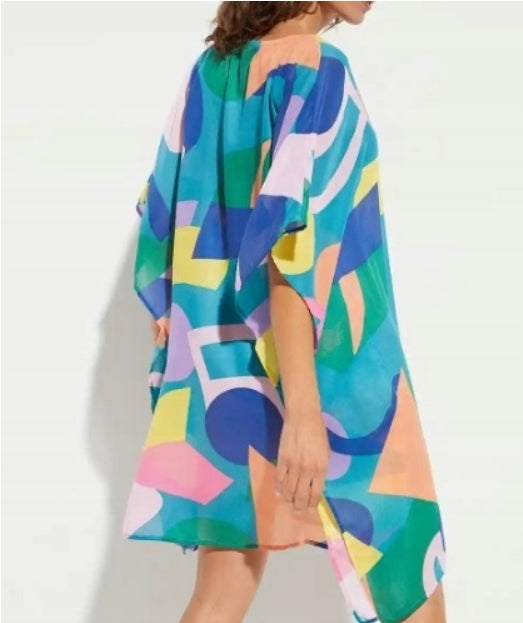 Bonprix. Beach Tunic Dress with Colorful Print