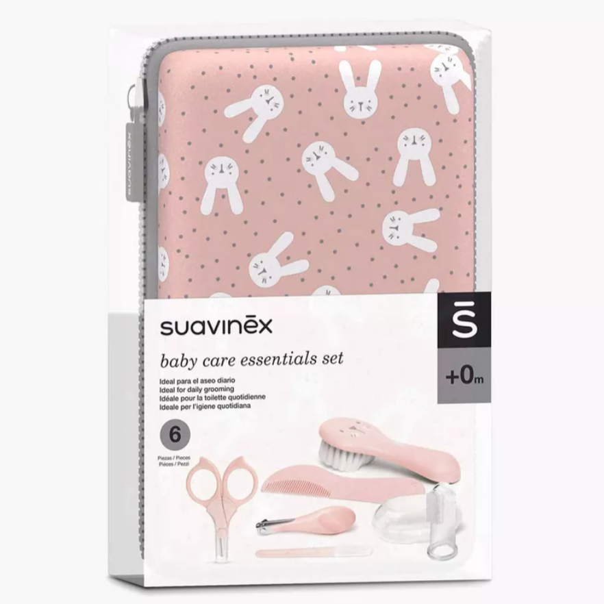 Suavinex 6-Piece Baby Care Essentials Set – Soft, Safe, Essential.
