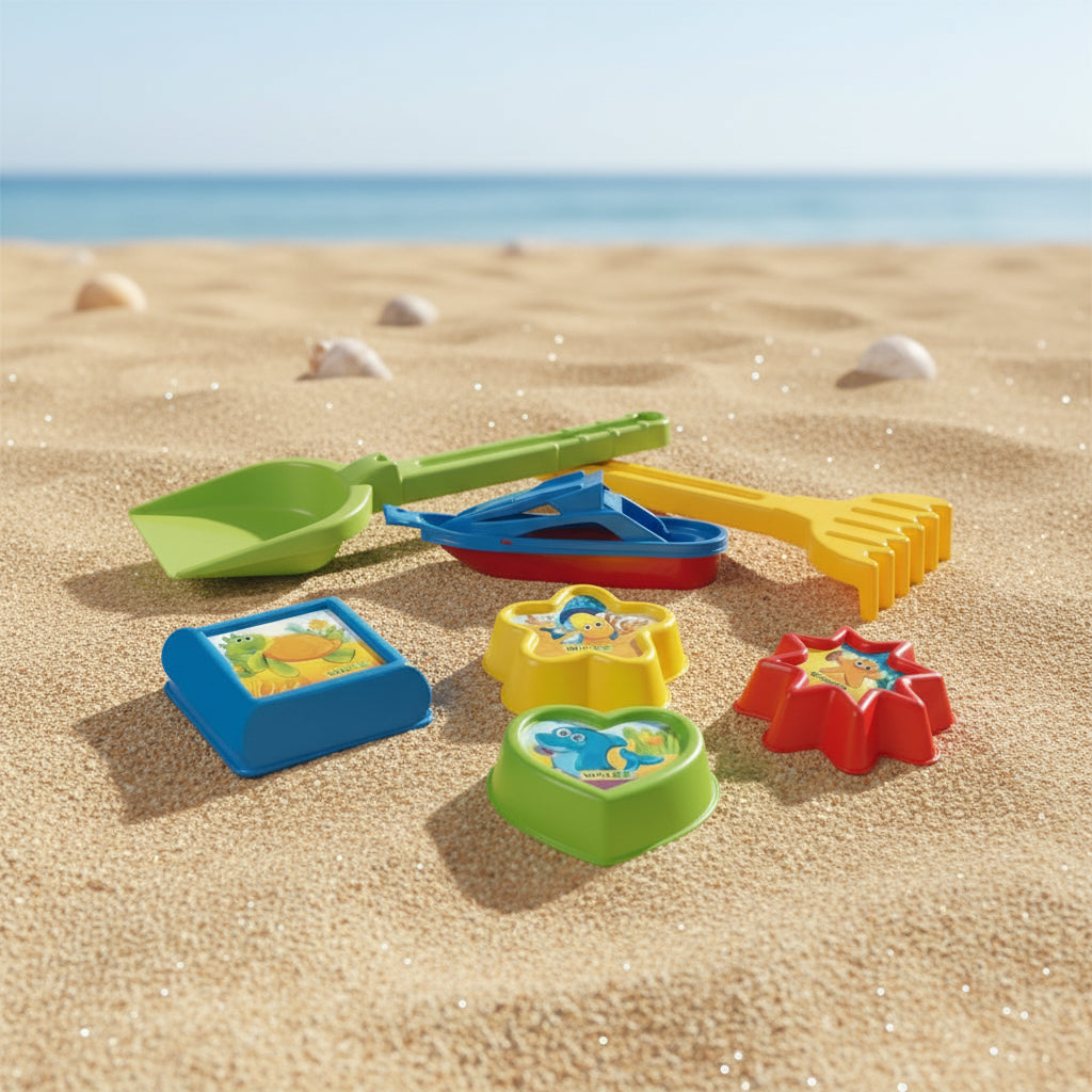 Wader Happy Summer 7-Piece Sand Play Set