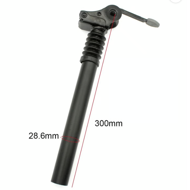 Suspension Damping Aluminum Alloy Seatpost for Folding and E Bikes Multiple Sizes