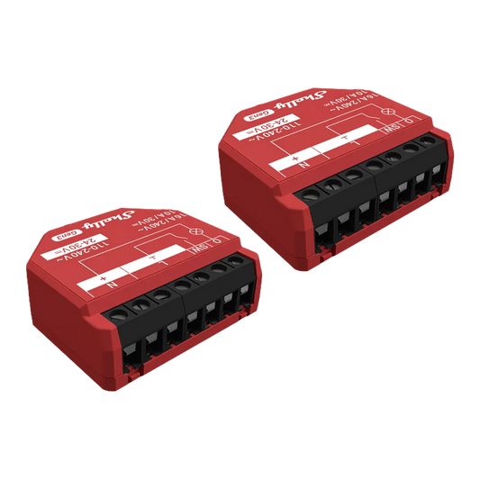 Shelly 1PM Gen3 Dual Relay Switch with Power Monitoring - Gomix Brands Outlet