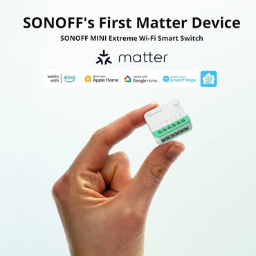 Sonoff MINIR4M Matter Smart Switch: Universal In-Wall Wi-Fi Home Automation Module - Gomix Brands Outlet