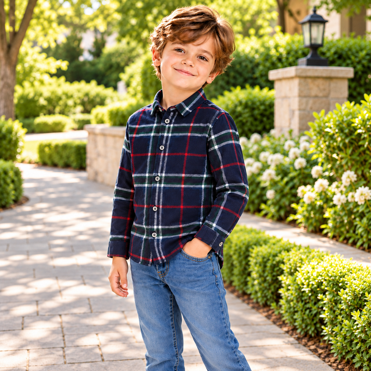 Lupilu Boys' Flannel Shirt