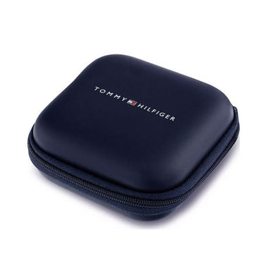 Tommy Hilfiger Men's Stainless Steel Ring with Signature Enamel Logo, Size 62