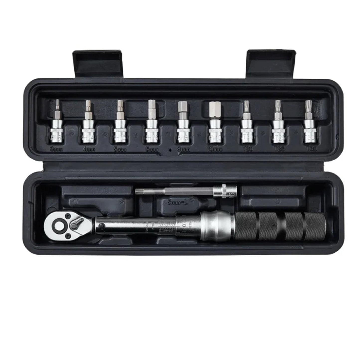 Crivit Bicycle Torque Wrench 2-24 Nm 9-Piece Set