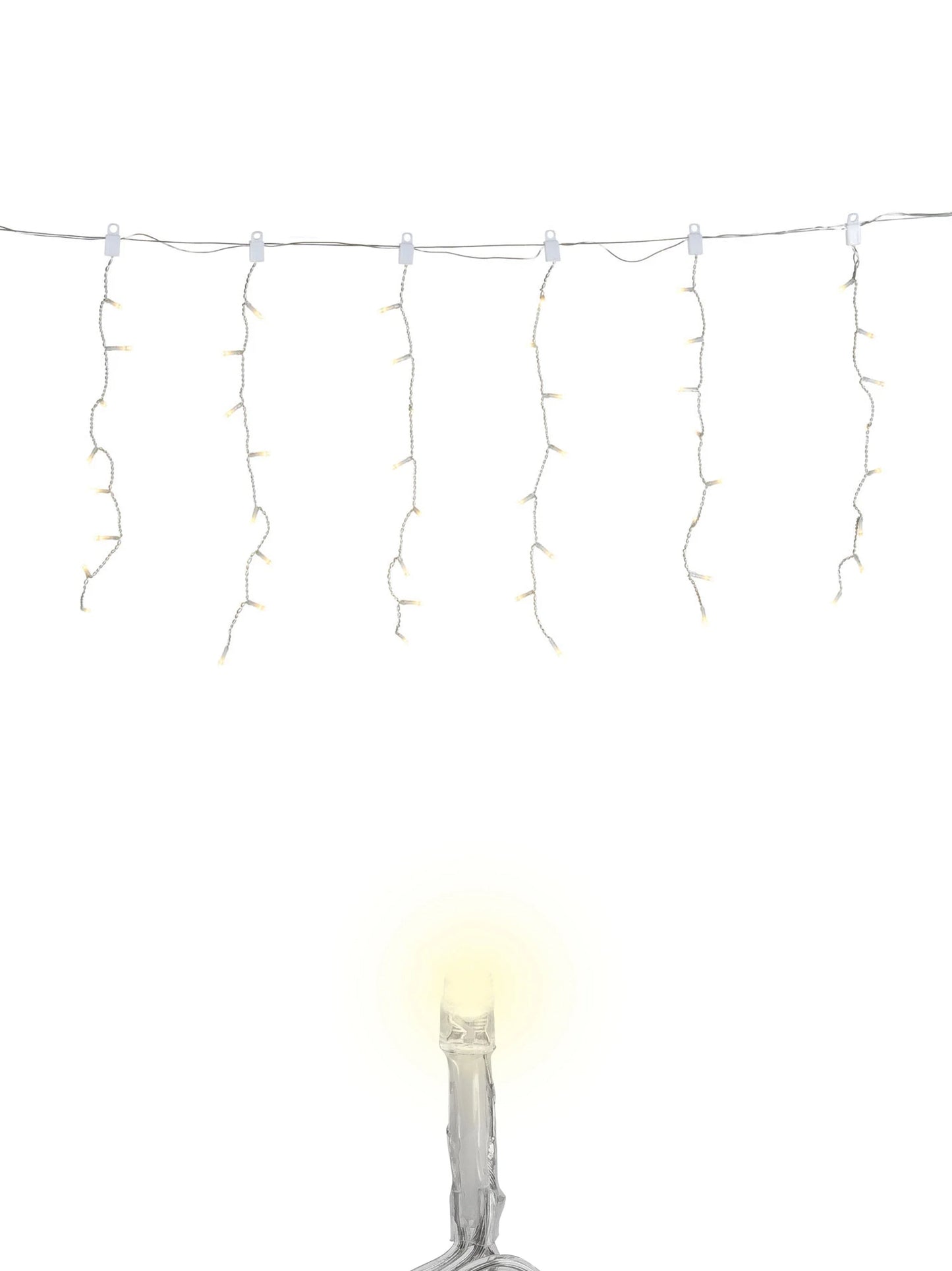 Vibrant LED Light Curtain with 8 Adjustable Warm‑Cool Modes