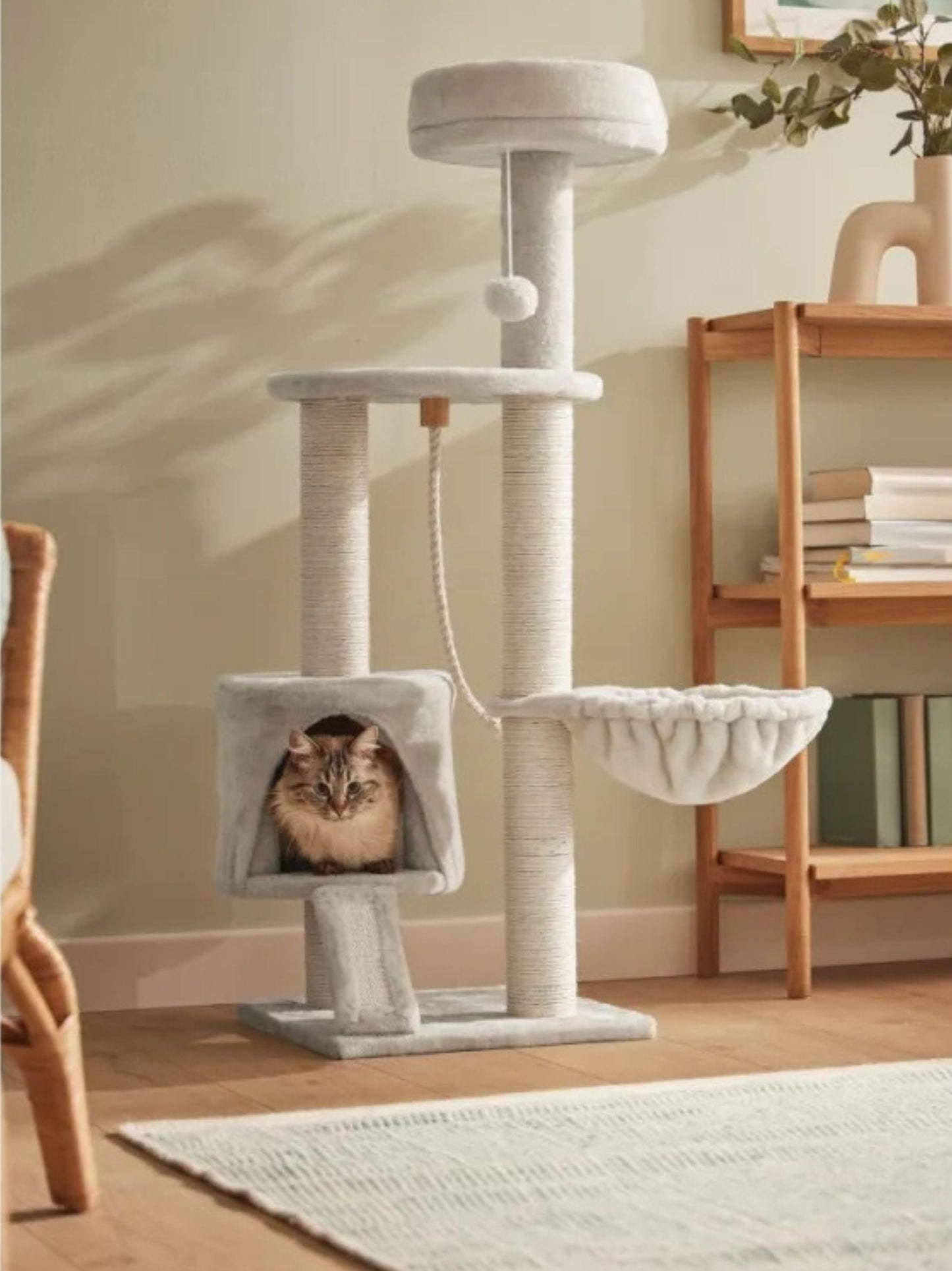 Zoofari Cozy Cave Cat Tree with Sisal and Plush
