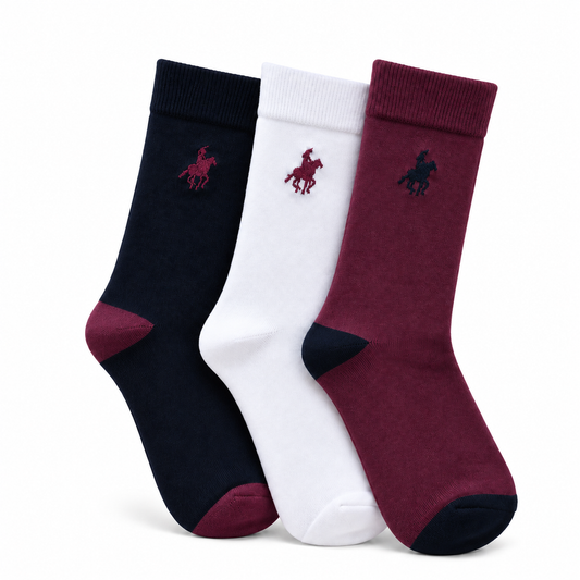 Livergy U.S. Grand Polo Men's Premium Socks 3-Pack