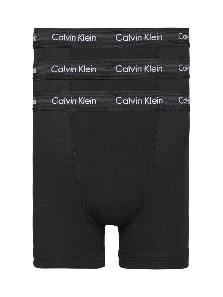 Calvin Klein 3-Pack Men's Cotton Stretch Trunk Underwear for Daily Comfort