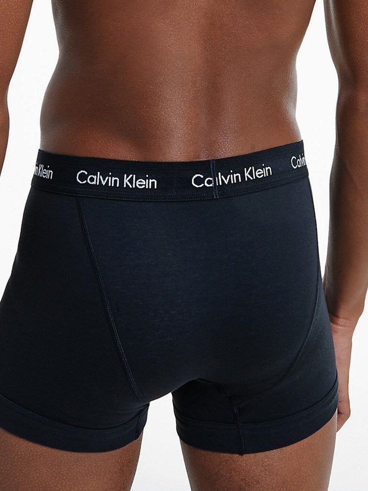 Calvin Klein 3-Pack Men's Cotton Stretch Trunk Underwear for Daily Comfort