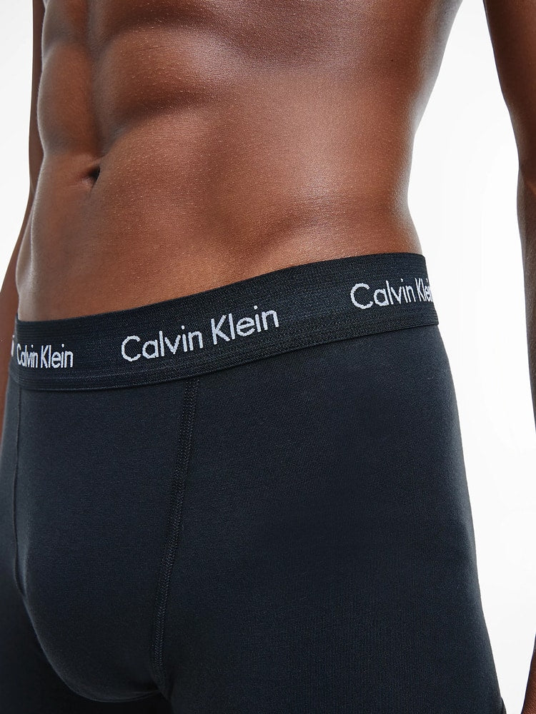 Calvin Klein 3-Pack Men's Cotton Stretch Trunk Underwear for Daily Comfort