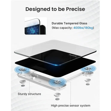 Renpho Core 1s Precise Digital Body Weight Scale Black - Gomix Brands Outlet