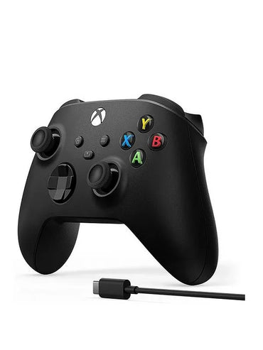 Xbox Wireless Controller Carbon Black for Series X|S, Xbox One, PC with USB-C Cable - Gomix Brands Outlet