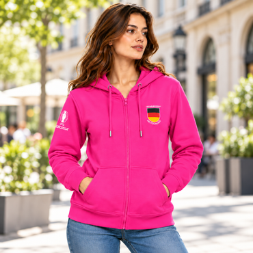 Women's Sports Full Zip-Up Hoodie