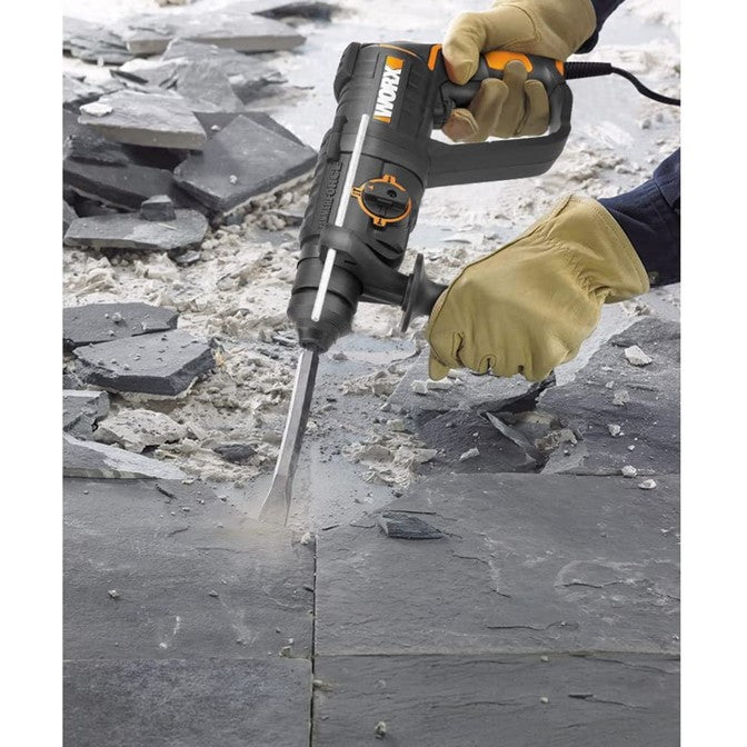 WORX 750W Corded Rotary Hammer with SDS‑Plus Chuck