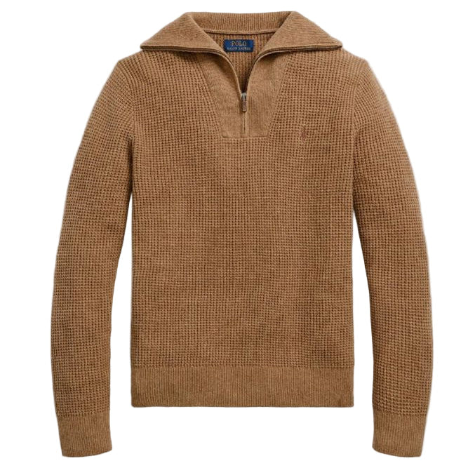 Brown hoodie on a white background with 'theiconic.com.au' branding.