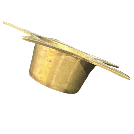 Star-Shaped Brass Candle Holder Candle diameter: 4.8 cm