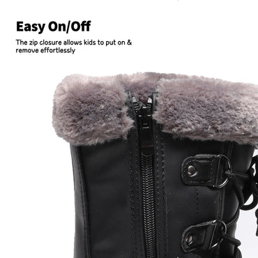 Forester Kids Waterproof Ankle Winter Snow Boots for Children