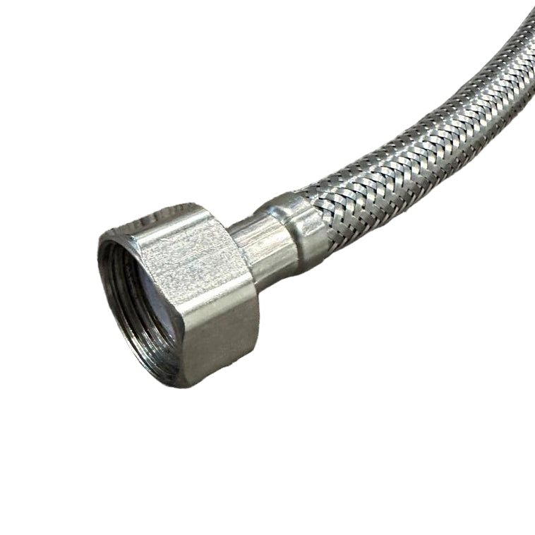 Stainless Steel Braided Flexible Hose – Durable F1/2" x M10 300MM