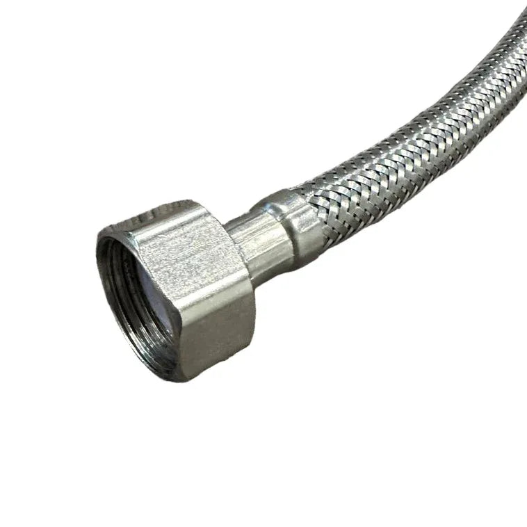 Stainless Steel Braided Flexible Hose – Durable F1/2" x M10 300MM - Gomix Brands Outlet
