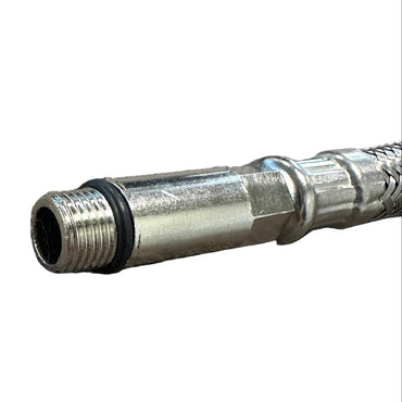 Stainless Steel Braided Flexible Hose – Durable F1/2" x M10 300MM