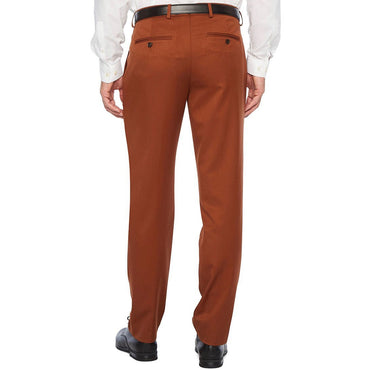 J.FERRAR Men's Super Slim Stretch Front Tailored Suit Pants