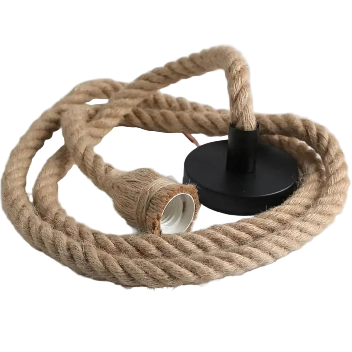 Vintage Rope Pendant Light