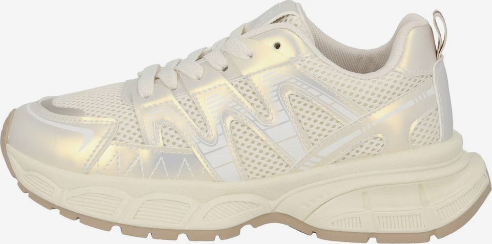 Palado Borgan Gold Shimmer Women's Lifestyle Sneakers - Chic & Comfortable