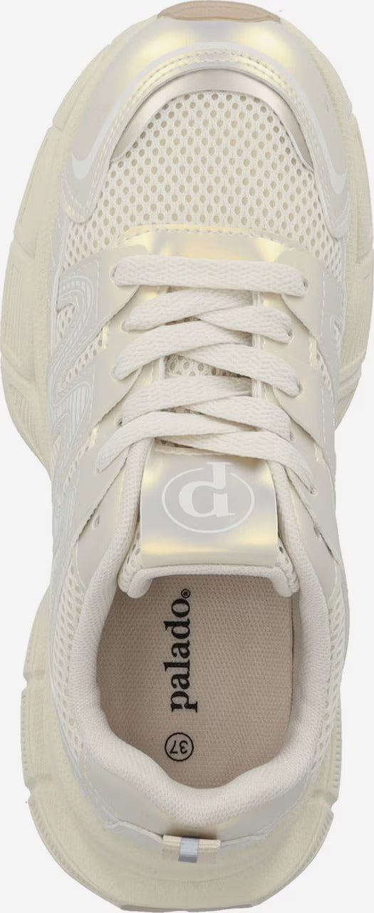 Palado Borgan Gold Shimmer Women's Lifestyle Sneakers - Chic & Comfortable