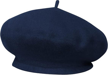 TRIXES Classic French Beret Hat for Women - Fashionable Artist Warm Felt