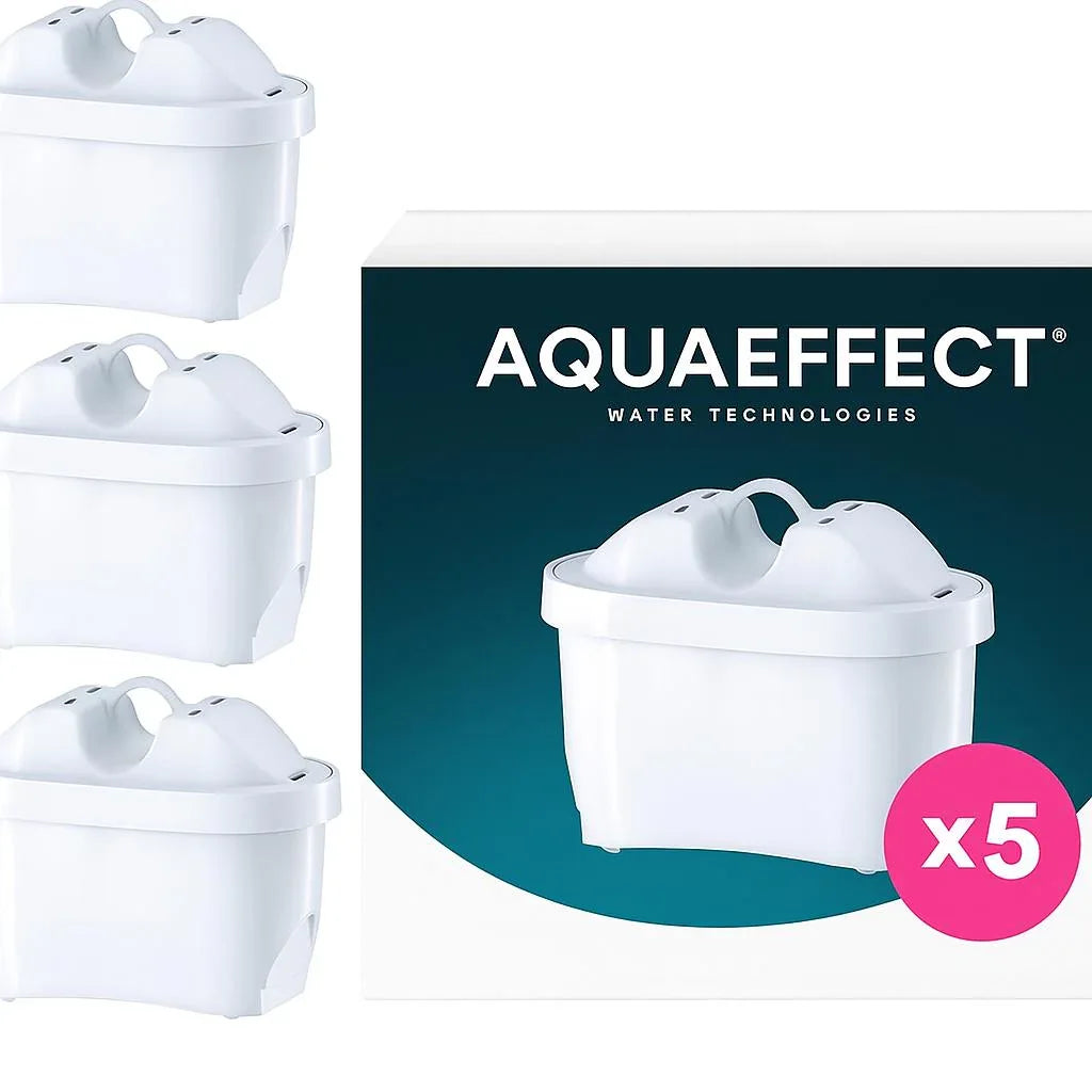 AQUAEFFECT MAX+ Water Filter Cartridge Pack – 5 for Brita Maxtra - Gomix Brands Outlet