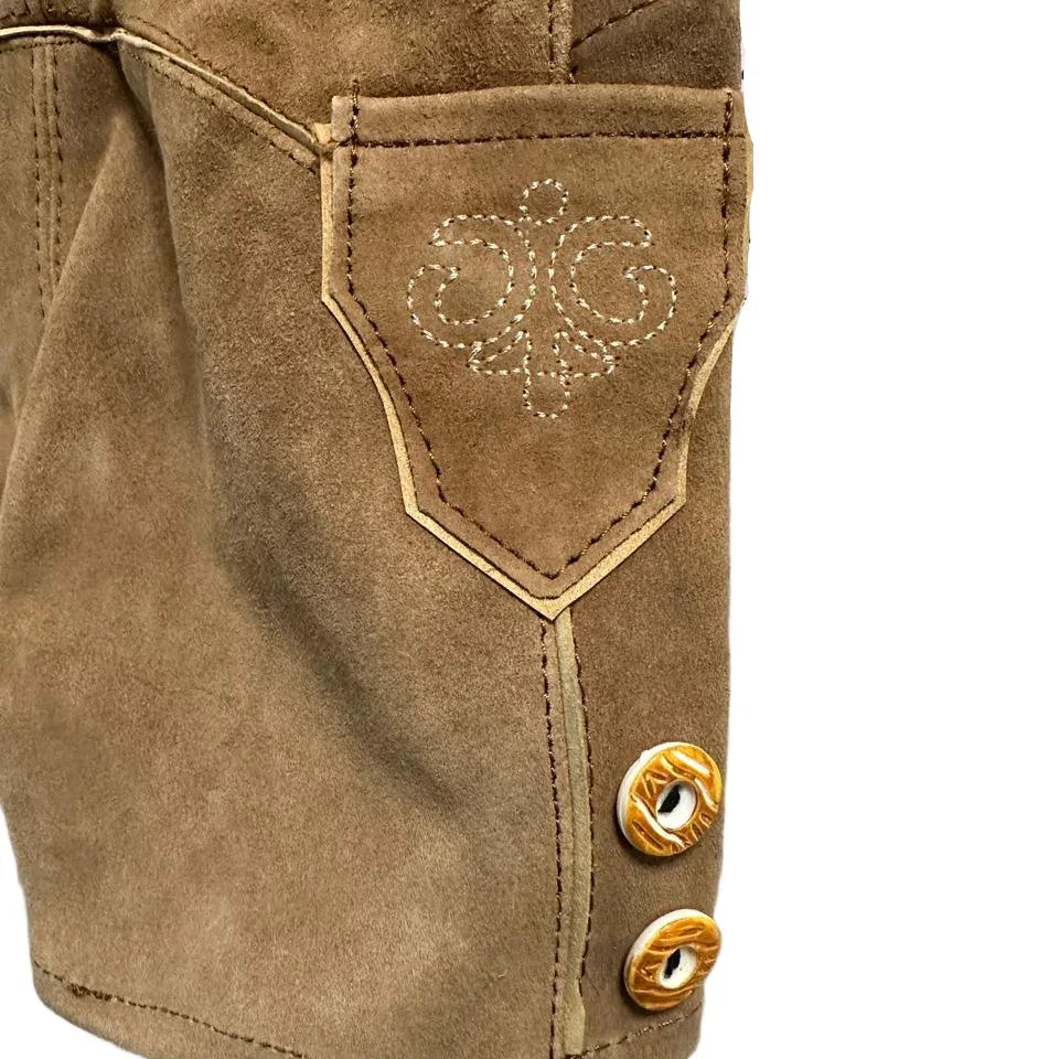 PAULGOS Traditional Kids Leather Lederhosen - Gomix Brands Outlet