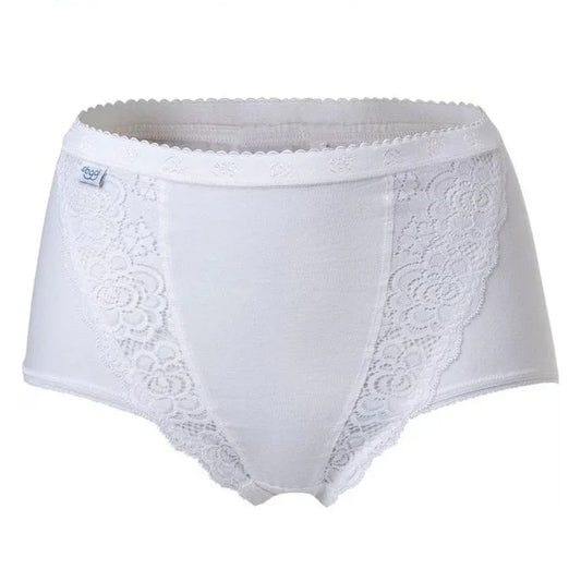 Sloggi Chic Maxi Comfortable Cotton Lace Underwear 4-Pieces per pack for Women - Gomix Brands Outlet
