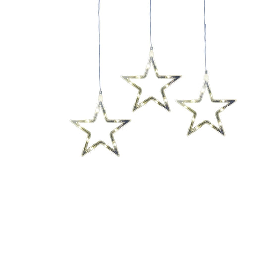 Star 30 LED Window Light Timer Clear Cable