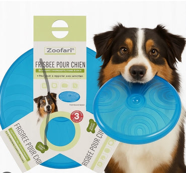 Zoofari Dog Frisbee Soft Plastic