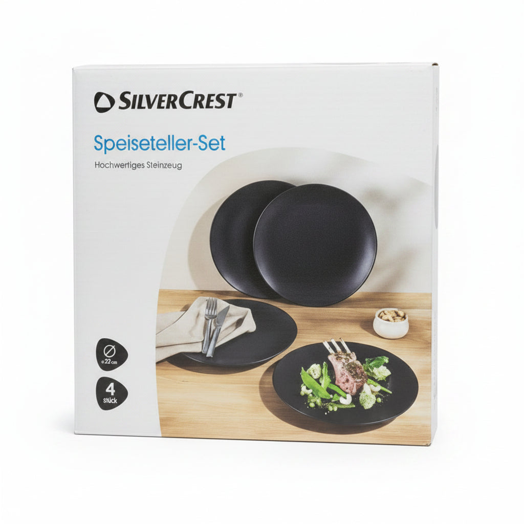 Silvercrest Dinner Plates Set 4-Piece