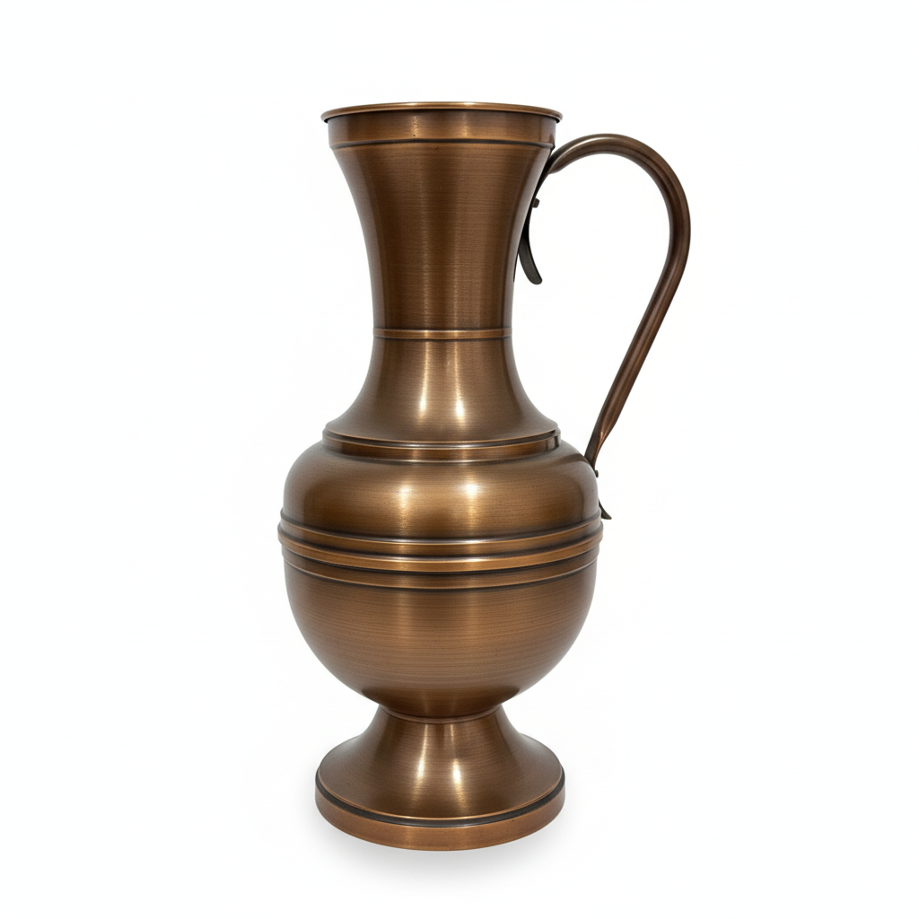 Antique-Style Large Copper Pitcher