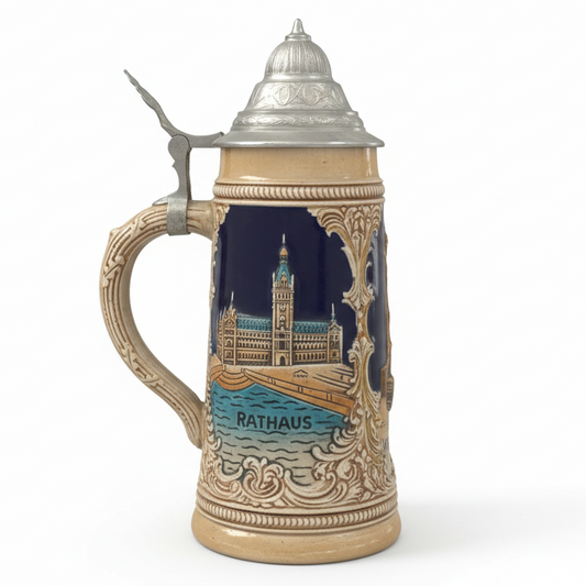 Vintage Mapsa West German Musical Stein Antique Hummel