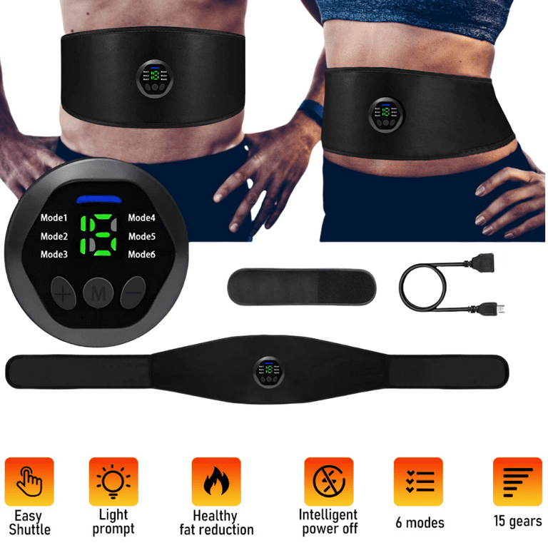 DFITO Wireless EMS Smart Abdominal Muscle Toner Belt for Core Strength Training
