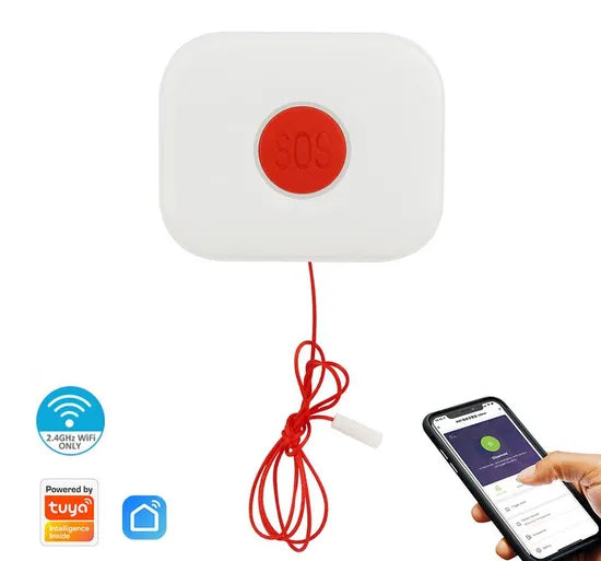 Wolf Guard Intelligent WiFi Wireless SOS Panic Button for Emergency Elderly Smart Alarm