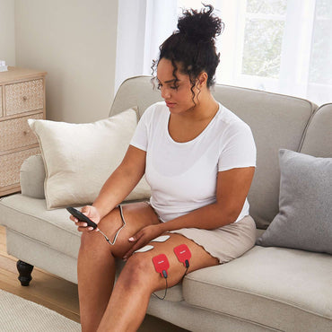 Beurer Digital TENS/EMS Device with Heat for Pain Relief & Muscle Stimulation