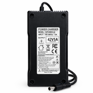 YZPower 42V 5A Battery Charger Adapter for 36V Li-ion Pack
