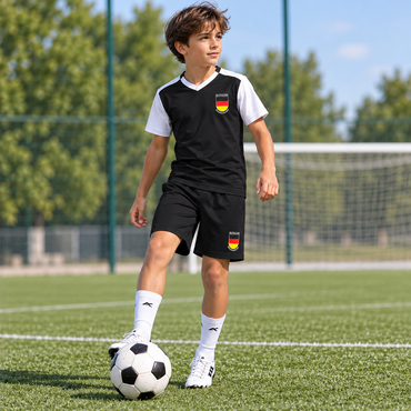 Euro 2024 Germany Boys' Football Jersey and Shorts Set