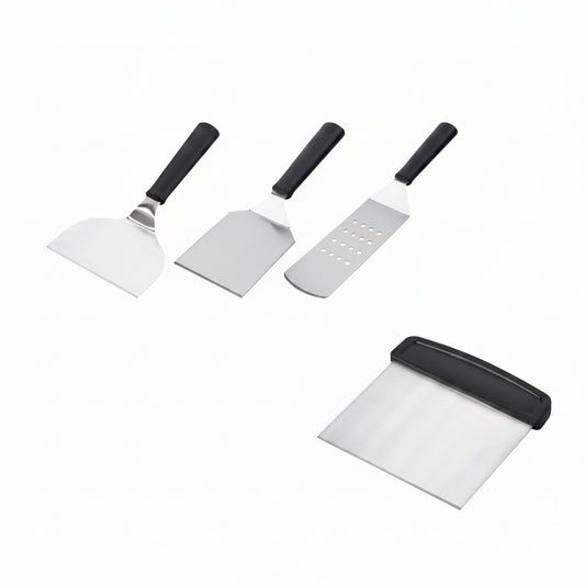Grill Meister 6-Piece BBQ Grill Tool Set with Sauce Bottles