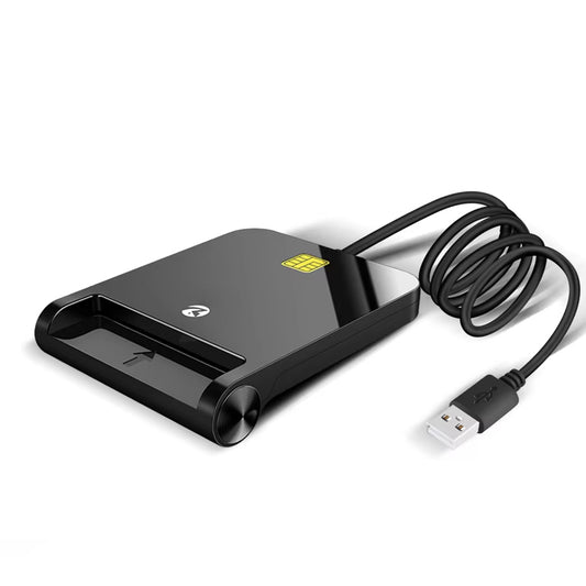 Zoweetek IC ID Card Reader USB 2.0 Single Slot Credit Card Reader ZW-12026-8
