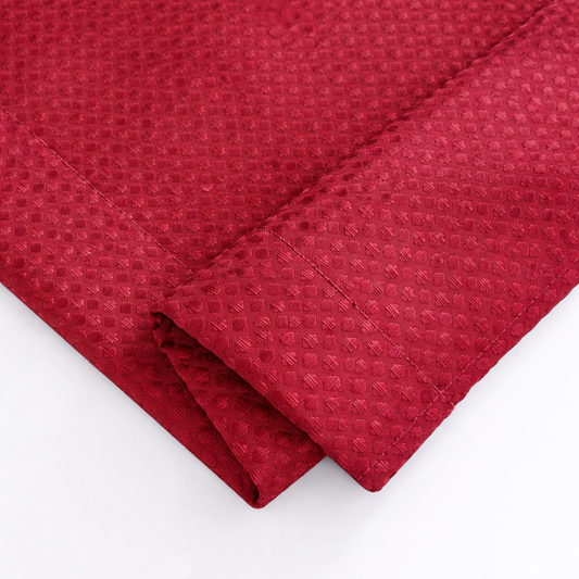 Waffle Tier Kitchen Curtains