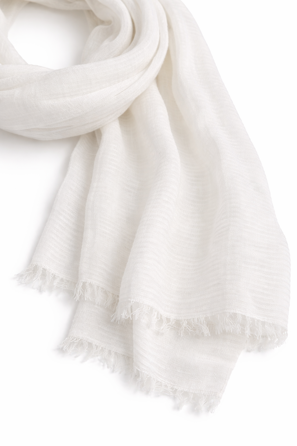 Liz Claiborne Wavy Ivory Women's Scarf - One Size